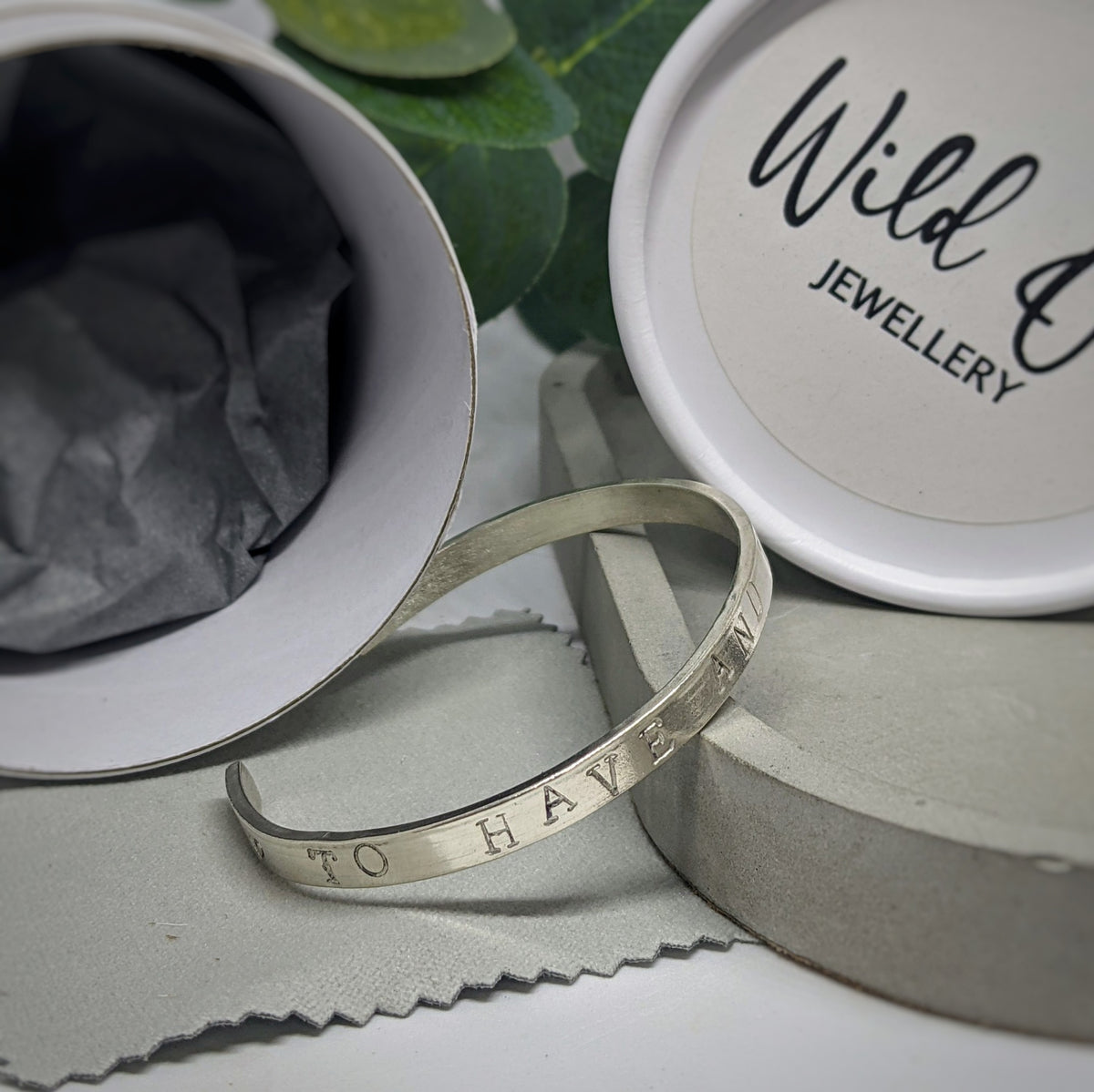 Sterling Silver Hand Stamped Keepsake